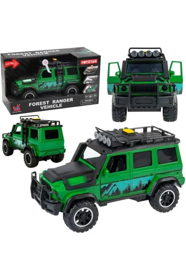 Auto terenowe ze światłem i dźwiękiem