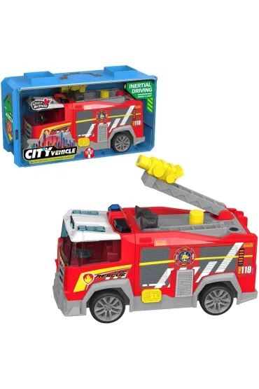 Wóz strażacki ze światłem i dźwiękiem