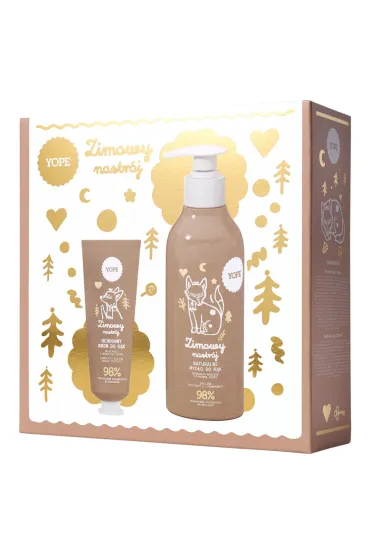 Zestaw Zimowy nastrój mydło + krem do rąk