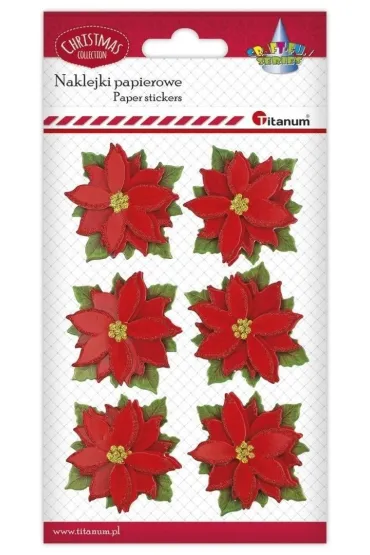 Dekoracje samoprzylepne papierowe 3D 44m 6 szt