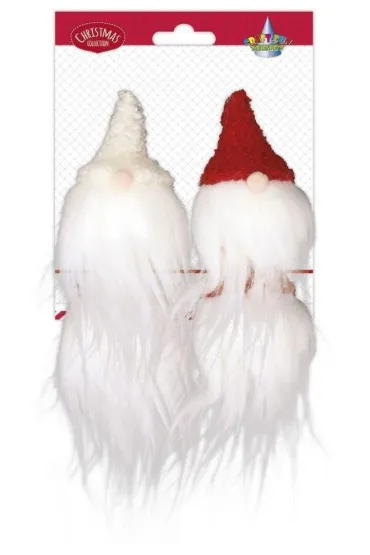 Zawieszki głowy skrzata 40x150 4 szt