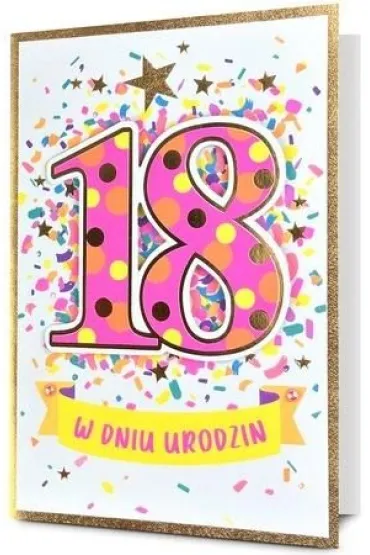 Karnet Urodziny Osiemnastka