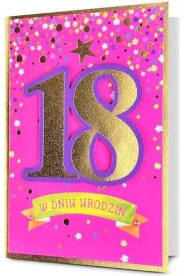 Karnet Urodziny Osiemnastka