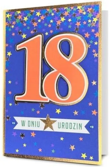 Karnet Urodziny Osiemnastka