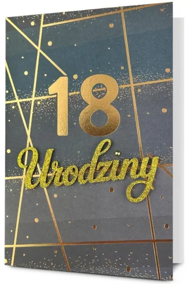 Karnet Urodziny Osiemnastka