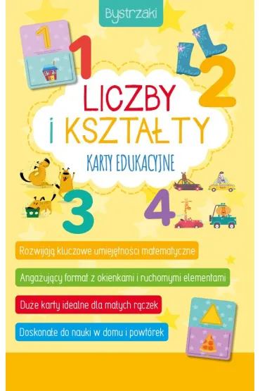Bystrzaki. Liczby i kształty. Karty edukacyjne