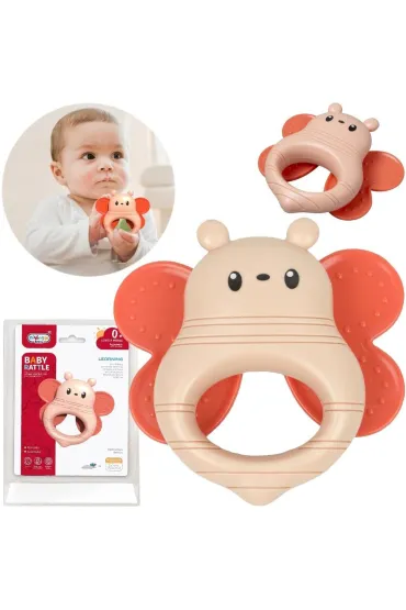 Grzechotka dla malucha motyl