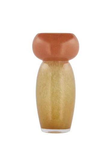 Wazon 14,5x30cm yellow/amber Styles 32376