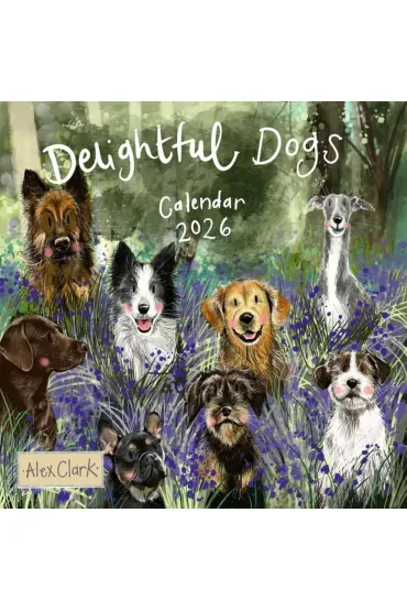 Kalendarz 2026 ścienny Psy