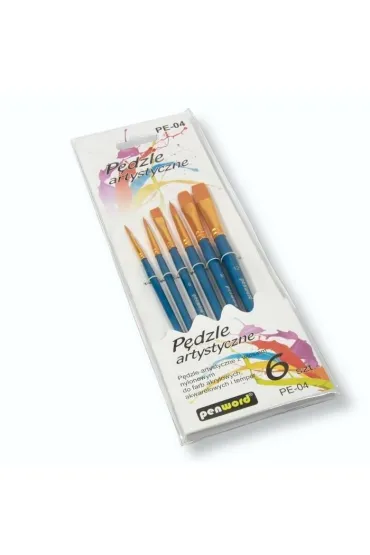 Pędzle artystyczne 6 szt