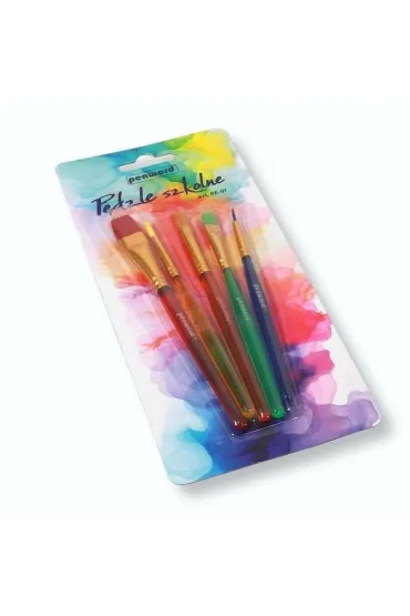 Pędzle szkolne 5 szt