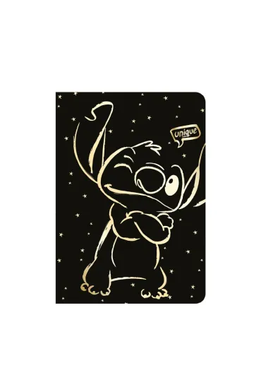 Zeszyt A5 32k.w kratkę Disney Gold w kratkę Stitch wzór 3
