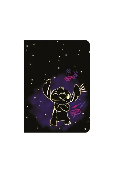 Zeszyt A5 32k. 3 linie kolor Disney Gold Stitch wzór 3