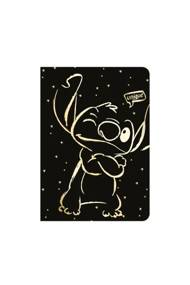 Zeszyt A5 60 k. w kratkę Disney Gold  Stitch wzór 3