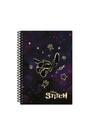 Kołobrulion B5 Disney Gold Stitch plastikowa spirala 100 kartek