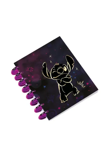 Kołobrulion B5 Disney Gold Stitch Big Ring 100 kartek wzór 3