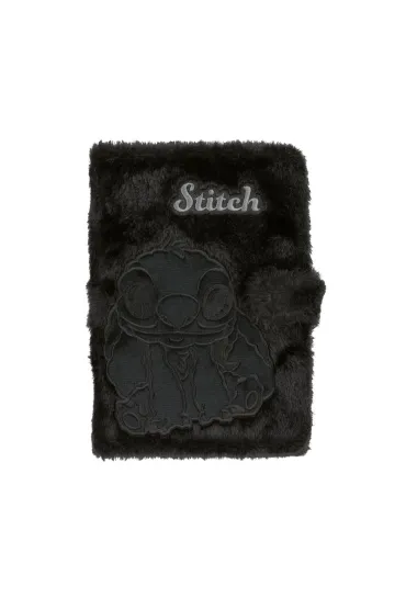 Notes A5 80k. Disney Fluffy Stitch black