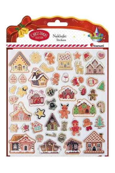 Naklejki 3D papier na filcu 47 szt