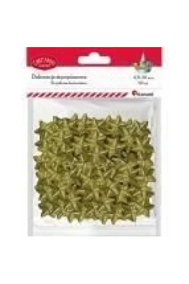 Styropianowe gwiazdki 20x18mm złote 60 szt