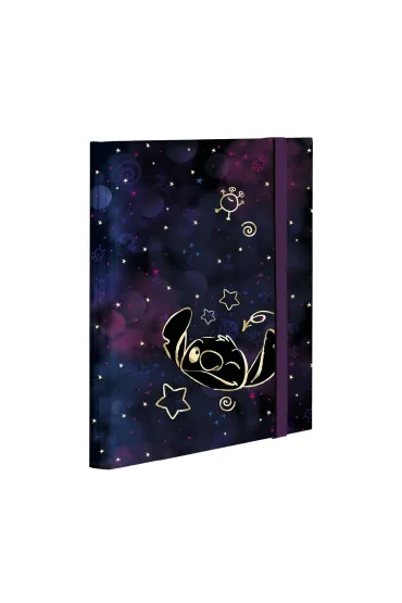 Teczka A4 z gumką Disney Gold Stitch