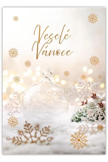 Karnet Wesołych Świąt - Vesele Vanoce Cestina