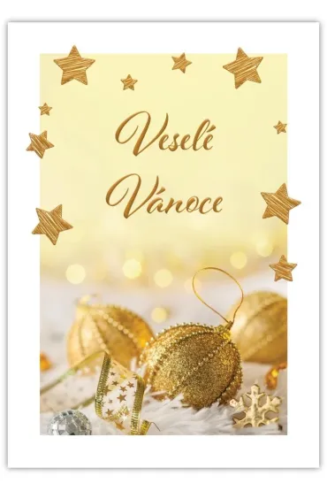 Karnet Wesołych Świąt - Vesele Vanoce Cestina