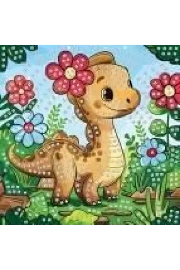 Mozaika piankowa dinozaur 25x25cm