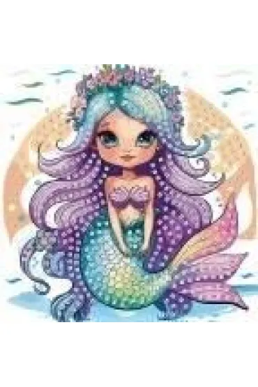 Mozaika piankowa syrenka 25x25cm