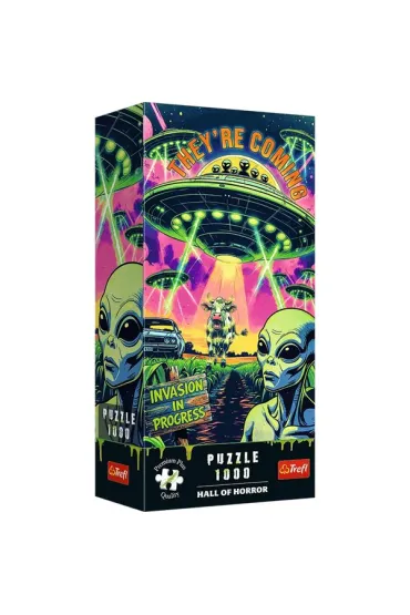 Puzzle Premium Plus Quality 1000 elementów Hall of Horror: UFO