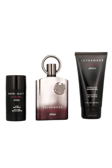 SET Supermacy Not Only Intense Extrait de Parfum spray + SHOWER GEL + DEO STICK
