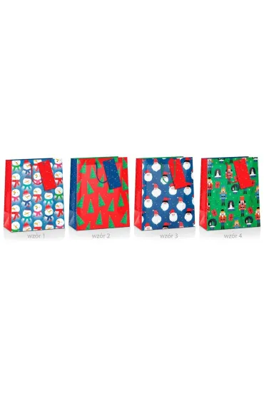 Torba prezentowa Boże Narodzenie 18x10x23cm MIX