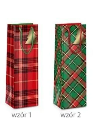 Torba prezentowa Boże Narodzenie B 11x11x36cm MIX