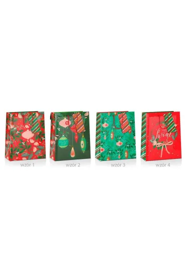 Torba prezentowa Boże Narodzenie 26x12x32cm MIX