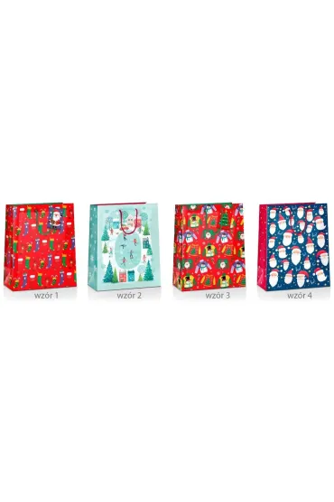 Torba prezentowa Boże Narodzenie 26x12x32cm MIX