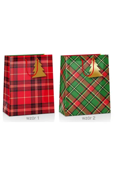 Torba prezentowa Boże Narodzenie 26x12x32cm MIX