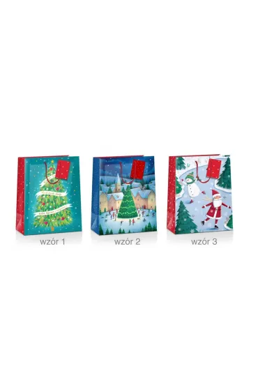 Torba prezentowa Boże Narodzenie 26x12x32cm MIX