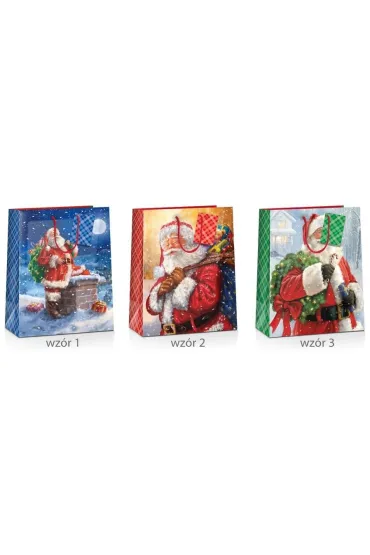 Torba prezentowa Boże Narodzenie 33x10x45cm MIX