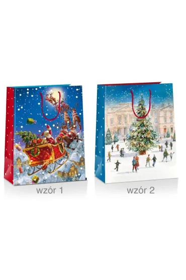 Torba prezentowa Boże Narodzenie 33x10x45cm MIX