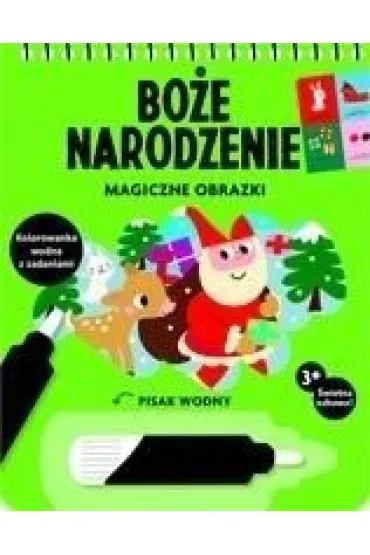 Magiczne obrazki Boże Narodzenie + pisak wodny