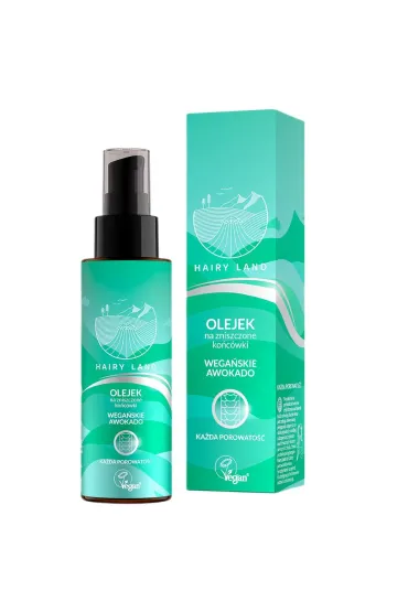 Olejek na zniszczone końcówki do włosów o każdej porowatości Wegańskie Awokoado