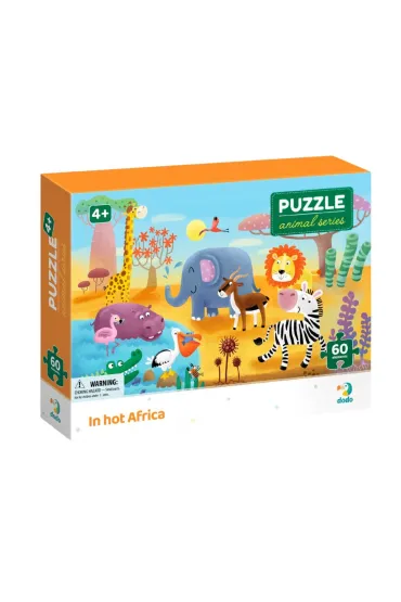 Puzzle 60 el. W gorącej Afryce