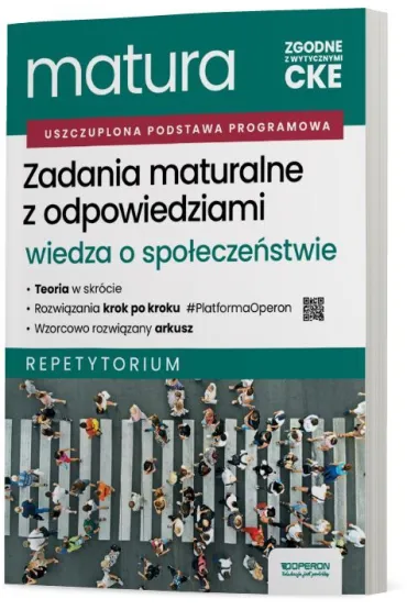 Matura 2026. Wiedza o społeczeństwie. Zadania maturalne z odpowiedziami. Repetytorium. Zakres rozszerzony