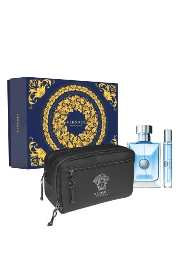 SET Pour Homme EDT spray + MINIATURA EDP spray + kosmetyczka