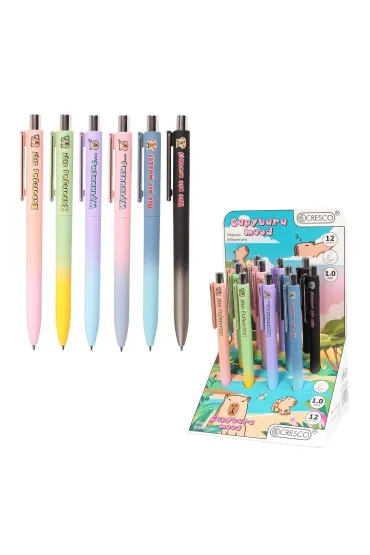 Długopis Kapibara z nadrukiem (12 szt)