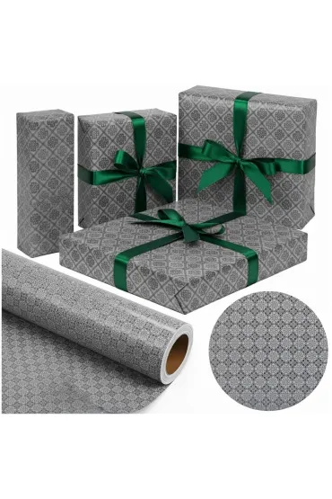 Papier ozdobny Srebrna Mozaika X-Strong 57cmx25m