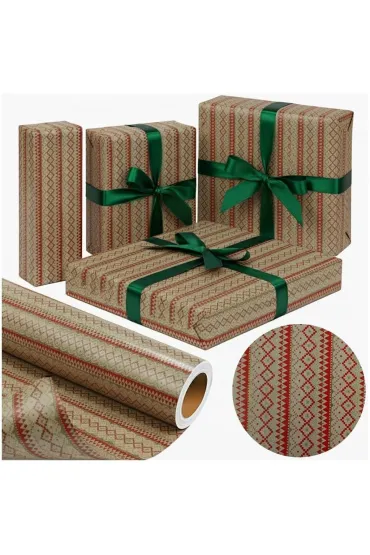 Papier kraftowy Północne Święta X-Strong 57cmx25m