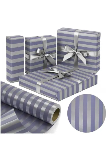 Papier metalizujący Srebrne Pasy X-Strong 38cmx20m