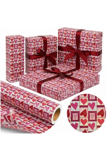 Papier ozdobny Serca Miłości X-Strong 38cmx20m