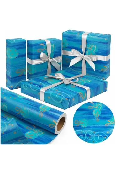 Papier Święta Złota Gwiazdka X-Strong 38cmx20m