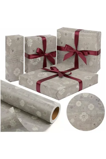 Papier śnieżynka Merry Christmas X-Strong 38cmx20m